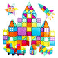 Neoformers 110Pcs Magnetic Tiles With 2 Cars, Stem 3D Building Blocks For Kids Ages 3-8, Montessori Magnet Construction Toys For Preschool Classroom
