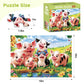 100 Piece Frog Puzzles for Kids Ages 6-8 8-10 - Farm Piglets Jigsaw Puzzles - 100 Piece Senior Jigsaw Puzzle for Toddlers Kids Puzzles Ages 3-5 Toys Birthday Gifts for Boys Girls mature-themeds-15 x 19