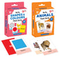 Little Berry Big Flash Cards For Kids: Shapes & Colours And Animals (Set Of 2) | 64 DoubleSided Picture Cards | Early Learning 