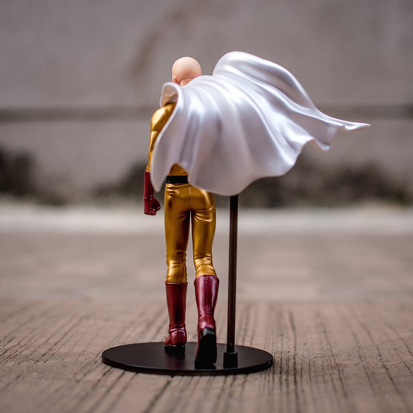 Banpresto One Punch Man Saitama Metallic Color PVC Figure - Model BP17692, Multiple Colors
