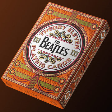 theory11 The Beatles enhanced Playing Cards - Orange Deck Officially Licensed Collector's Cards