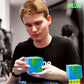 Magic Cube Puzzles Toys Classics Cube for Kids & Adults (World Map 3x3)