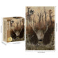 WOZUIBAN mature-themed Puzzle Classic Jigsaw Puzzle 1000 Pieces Wooden Puzzle DIY Forest Map Bear Modern Home Decor Unique Gift Intellectual Game 75x50cm