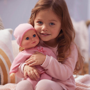 Baby Born My First Baby Annabell - Blue Eyes: Realistic Soft-Bodied Doll For Kids Ages 1 & Up, Eyes Open & Close, Doll With Bottle