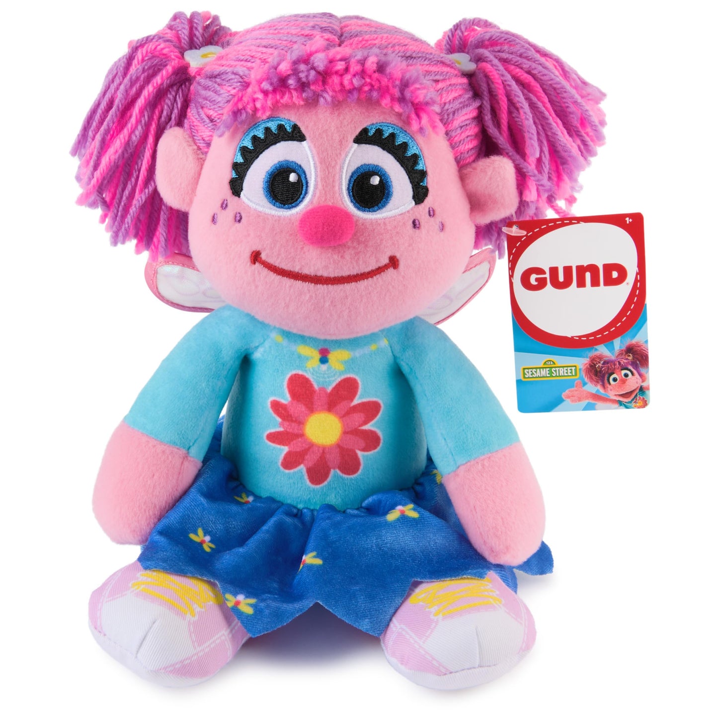 GUND Abby Cadabby Take Along Buddy Plush Toy, 13” Pink Muppet, Premium Quality for Ages 1 & Up