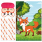 Eaezerav Pin The Tail On The Fox Party Game With 32 Tails Fox Woodland Animal Party Games Poster For Kids Birthday Party Carniva