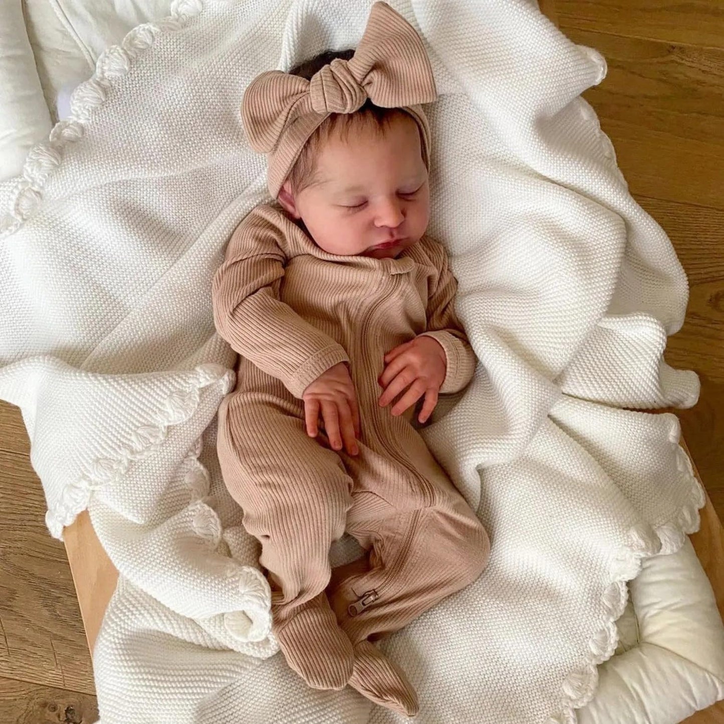 Oyesy Reborn Baby Dolls 19 Inch Lifelike Baby Dolls Cute Girls Soft Body Realistic Newborn Baby Dolls Real Life Handmade Washable Dolls For Children'S Gifts