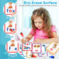 Kmuysl Learning Toys For 2 3 4 5 Years Olds Boys Girls, Short Vowel Spelling Flashcards, Cvc Sight Words Handwriting Cards, Learn To Write Phonics Flash Cards, Presschool Educational Toy For Kids