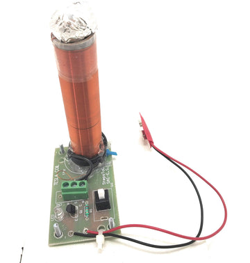 Stepstodo Pcb Tesla Coil - Ready-To-Use Working Model For Students & Hobbyists | Diy Science Project Kit | Compact Tesla Coil On