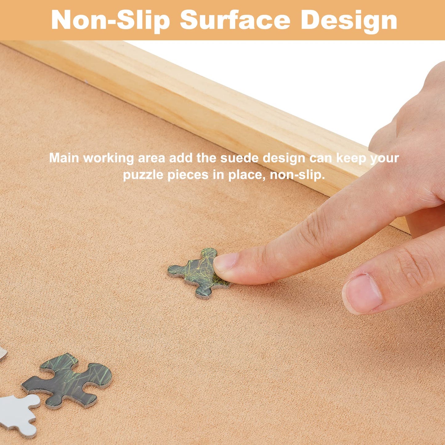 Redipo 1500 Pieces Wooden Jigsaw Puzzle Board With 4 Drawers For Storing Puzzles, 26    X 35    Large Portable Jigsaw Puzzle Tab