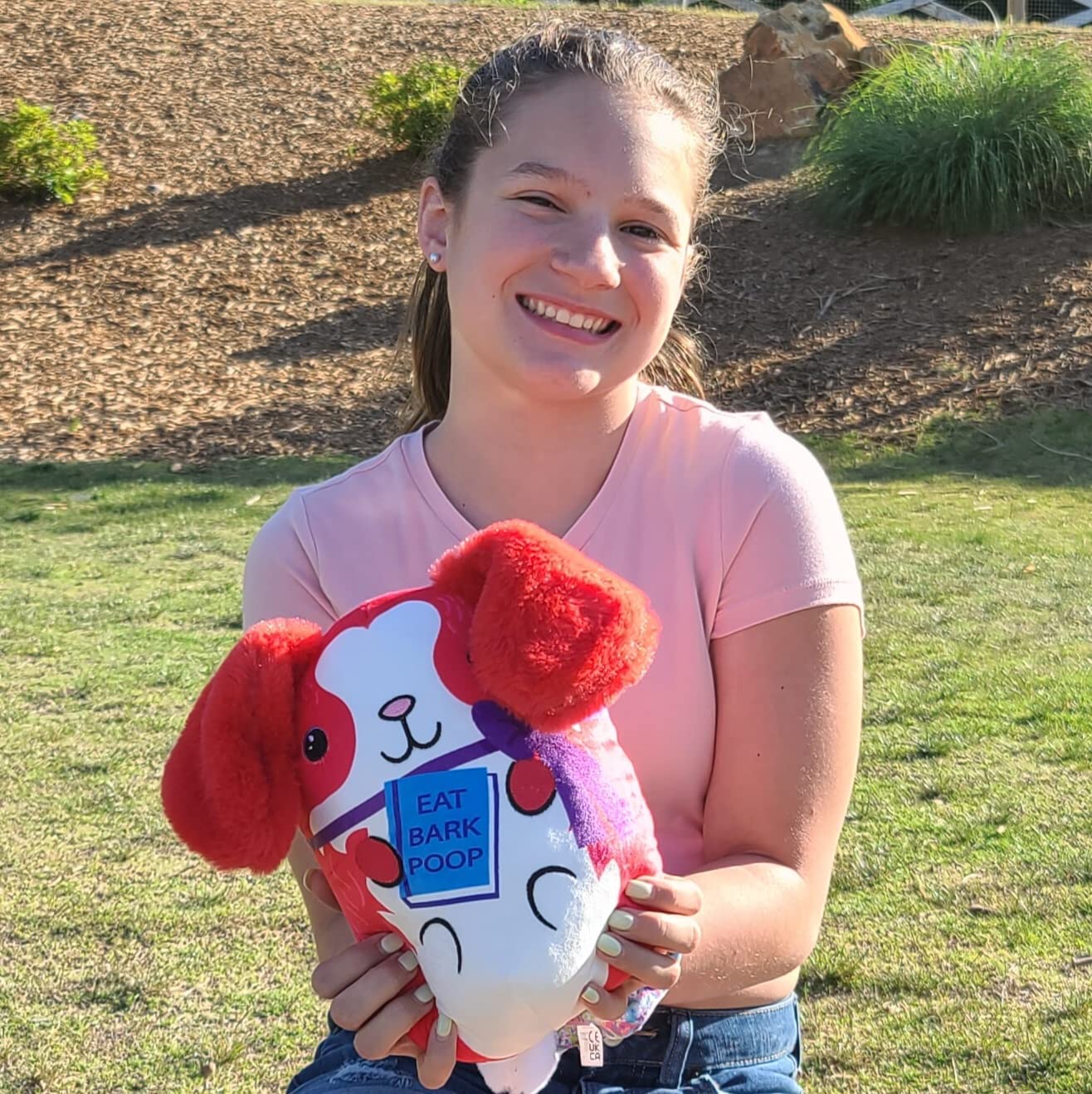 Dogs Vs Squirls - Victoria - Jumbo - 8' Super-Soft & Bean-Filled Plushies! Collect These As Desk Pets, Fidget Toys, Or Sensory Toys - Great For Kids, Boys, & Girls!