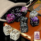 Luck Lab MTG Magic Life Counter Dice, 48 PCS - Compatible w/Magic Card Game Accessories, CCG Creature Stats w/ 2 Dice Bags (Purp