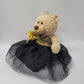 KINNEX COLLECTIONS SINCE 1997 20'' Quince Anos Quinceanera Last Doll Teddy Bear with Dress (Centerpiece) ~ ARC16832-17 (Black)