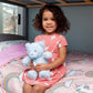 Jolitee My First Bear Stuffed Animal - Blue Plush Bear 10''