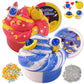 Lawoho 2X120Ml Butter Slime Kit Includes Two-Toned Butter Slime With 6 Packs Add-Ins, Galaxy Slime For Kids Party Favors, Galaxy Slime Kit For Girls & Boys Birthday Halloween Christmas Easter Gifts