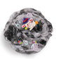 Black & White Cat's Paw Glitter Sequins Slime, Good Stretchy Crunchy Slime, Slime Party Favors for Kids, Slime Sensory Toys, Gir