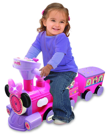 Kiddieland Minnie Ride-On Train With Caboose And Track Large