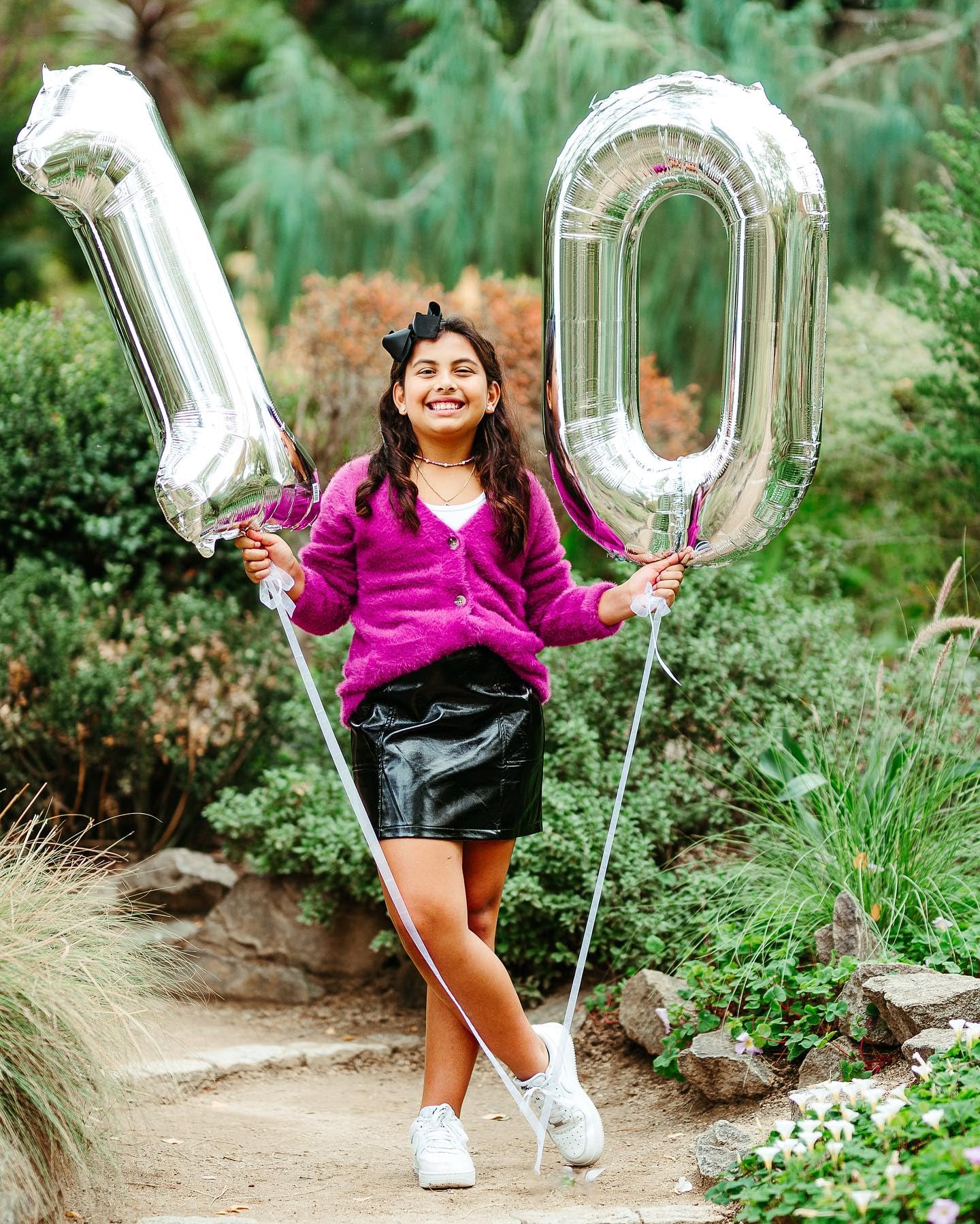 10 Balloon Number, Silver Number 10Th Birthday Balloons 40 Inch, 10 Years Old Silver Birthday Decorations For Boys Girls, 10Th A