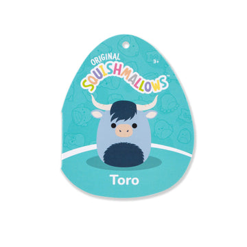 Squishmallows Original 14In Toro The Blue Highland Cow - Official Jazwares Plush (Large)