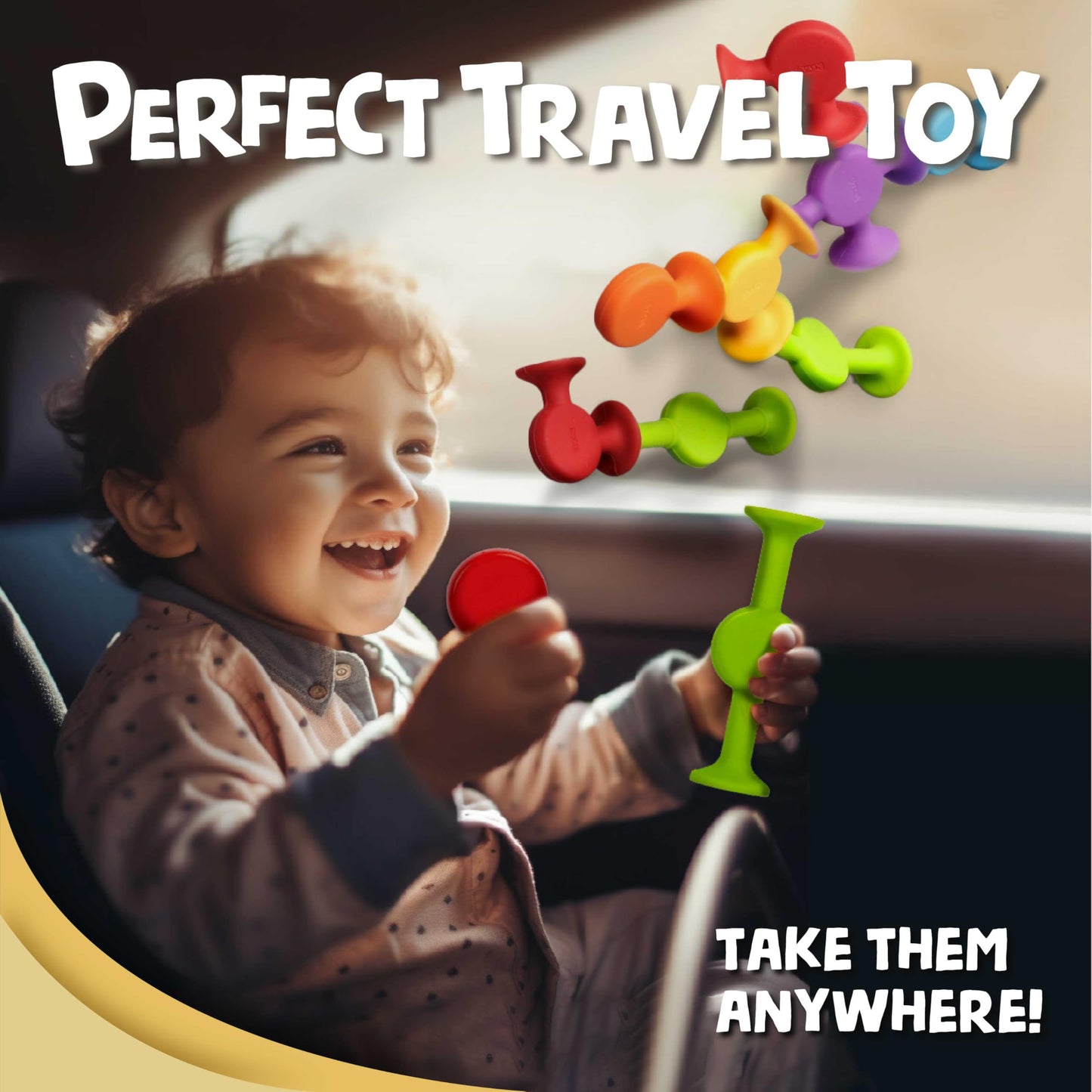Bunmo Suction Bath Toys 24Pcs | Connect, Build, Create | No Mold Bath Toy | Hours Of Fun & Creativity | Stimulating & Addictive Sensory Suction Toy | No Hole Bath Toy | Mold Free Bath Toys
