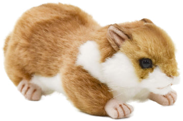 Hansa Plush Lying Brown Hamster 7'