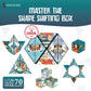 Shashibo Avatar The Last Airbender Shape Shifting Box - Award-Winning, Patented Magnetic Puzzle Cube W/ 36 Rare Earth Magnets - Fidget Transforms Into Over 70 Shapes (Avatar - Air)