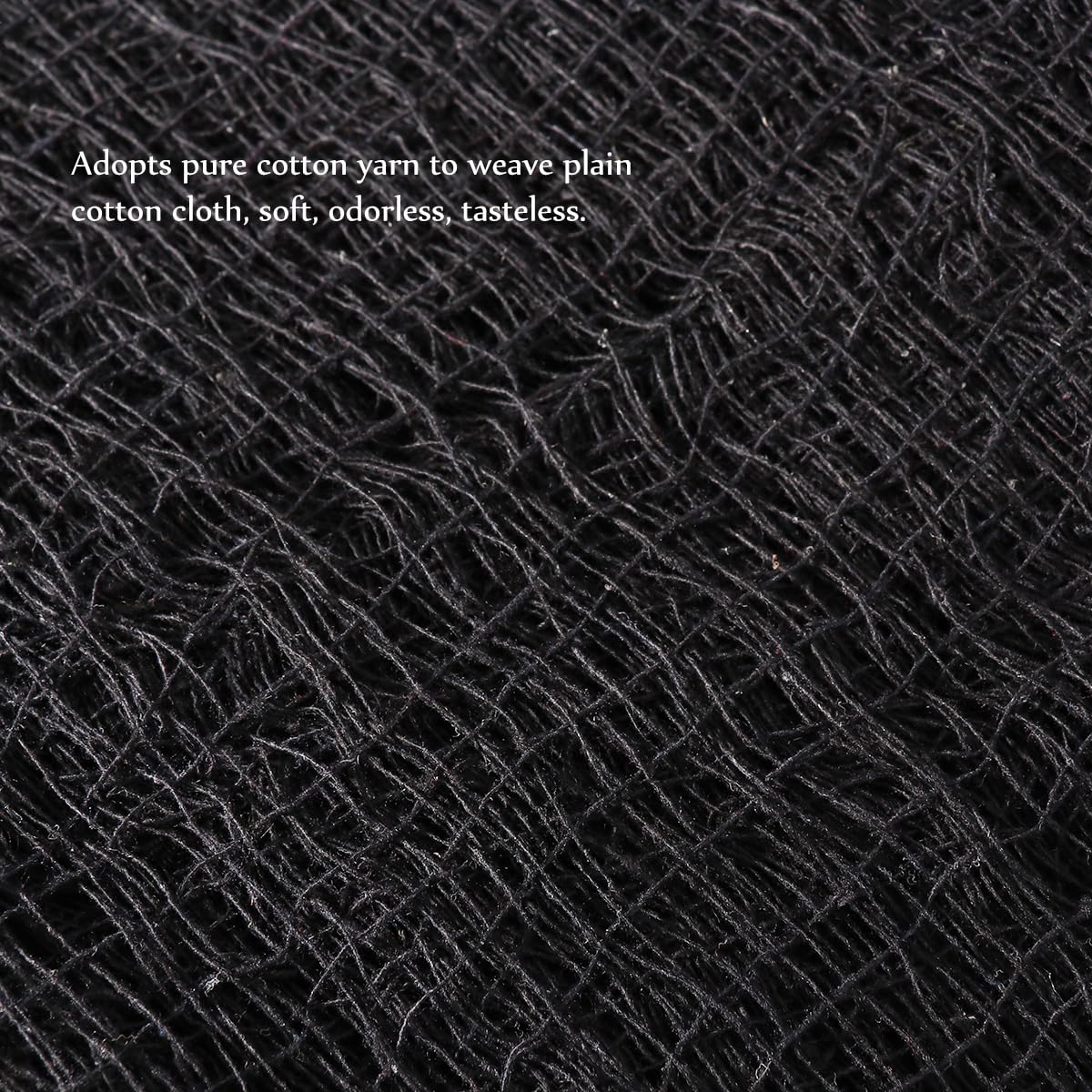 Unomor Black Creepy Cloth, 300 x 80 Inches Spooky Halloween Decorations for Haunted Houses Party Doorways Outdoors