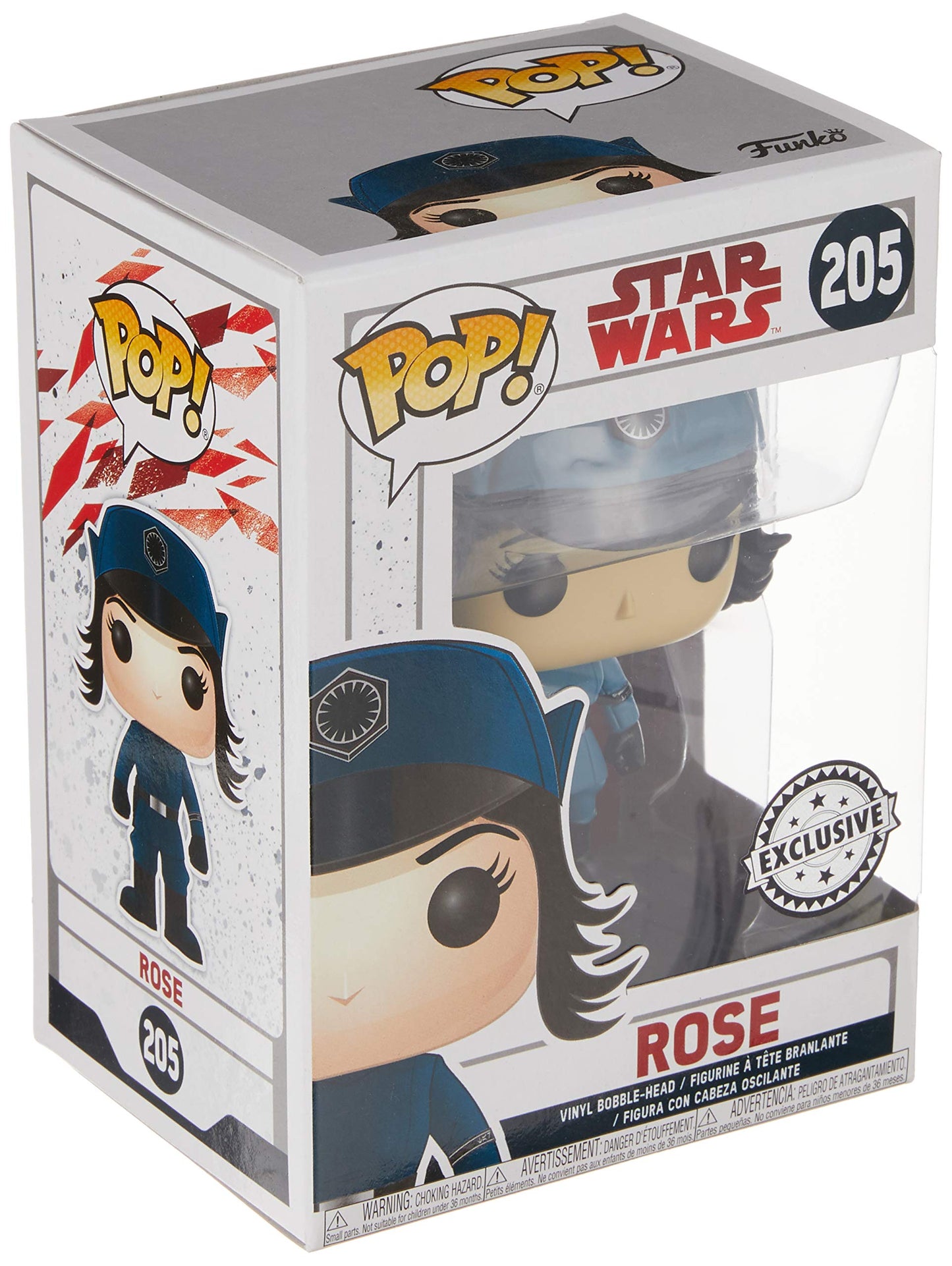 Funko - Figurine Star Wars Les Derniers Jedi - Rose In Imperial Suit Speciality Month Pop 10Cm - 0889698147651