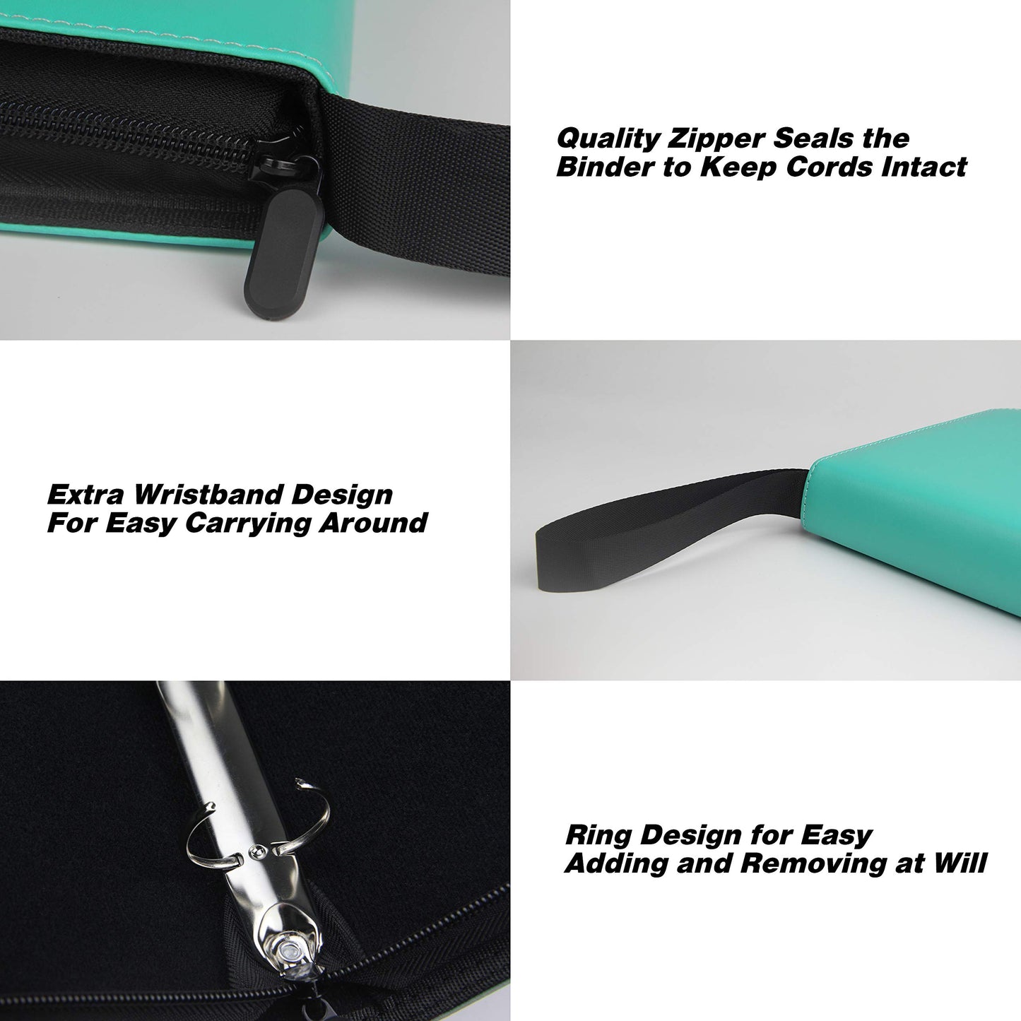 400 Pockets TONESPAC Card Binder Carrying Holder Compatible with Trading Cards Binder, Coupon Organizer Baseball Card Sleeves, S