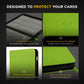 Card Guardian - 9 Pocket enhanced Binder with Zipper for 360 Cards Trading Card Games TCG (Lime Green) - Side Loaded Pockets - Compatible with Yugioh Cards MTG Binder Sports Card Binder
