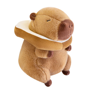 Capybara Plush Toy,Cute Capybara Stuffed Animal,Soft Brown Capybara Plushie,Gifts For Boys And Girls (Toast Capybara, 12 Inches)