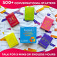 Quokka Conversation Cards Game - Universal Edition| 500 Questions | Premium Version | Share Thoughts - Fun Talking Board Game For Family Night