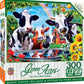 Masterpieces - 300 Piece Jigsaw Puzzle, Large Ez Grip Shapes, Moo Love, Fun For Adults, Seniors, Family, Kids, Matte Finish, 18'X24