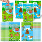 Capybara Party Favor Bags - 50Pcs Capybara Patterns Goody Candy Treat Gifts Bags, Cute Animals Themed Party Favors Supplies Deco