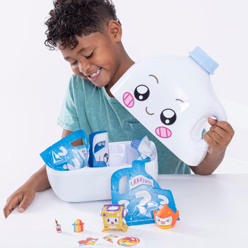 Lankybox Giant Milky Mystery Set Singing Mystery Milky Set With 9 Exciting Toys To Discover Inside, Officially Licensed Merch