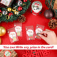 Outus 50 Pieces Christmas Scratch Off Cards Stickers Christmas Hawaii Party Games Vouchers Festive Raffle Tickets Holiday Business Prize Drawings For Kids Adults Families Events Groups (Gift Box)