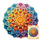 Mandala Puzzles For Adults, 300 Piece Puzzles For Adults-Mandala Kaleidoscope(L, 13.3 * 13.3In), Unique Round Jigsaw Puzzles, Cr