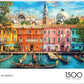 Buffalo Games - Dominic Davison - A Day In Venice - 1500 Piece Jigsaw Puzzle For Adults -Challenging Puzzle Perfect For Game Nights - Finished Size Is 38.50 X 26.50