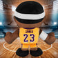 Bleacher Creatures Los Angeles Lakers Lebron James 8'' NBA Kuricha Sitting Plush (Gold Jersey) - Soft Chibi Inspired NBA Superst