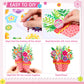 Fullhawl 24 Sets Mothers Day DIY Craft Kits Make Your Own 3D Flower Pot Best Mom Flowers Stickers for Happy Mothers Day Birthd