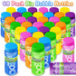 V-Opitos 24 Pack Bubble Bottles With Wands In 6 Colors, 4Oz Bubbles Solution, Bubble Party Favors For Kids, Themed Birthday, School Classroom Prizes For Boys & Girls, Ideal Goodies Stuffers