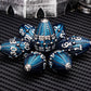 ARUOHHA DND Metal Dice Black Blue Dragon Egg Dice with Rotating Dragon Egg Shell, Dungeons and Dragons Role Playing Game RPG D&D