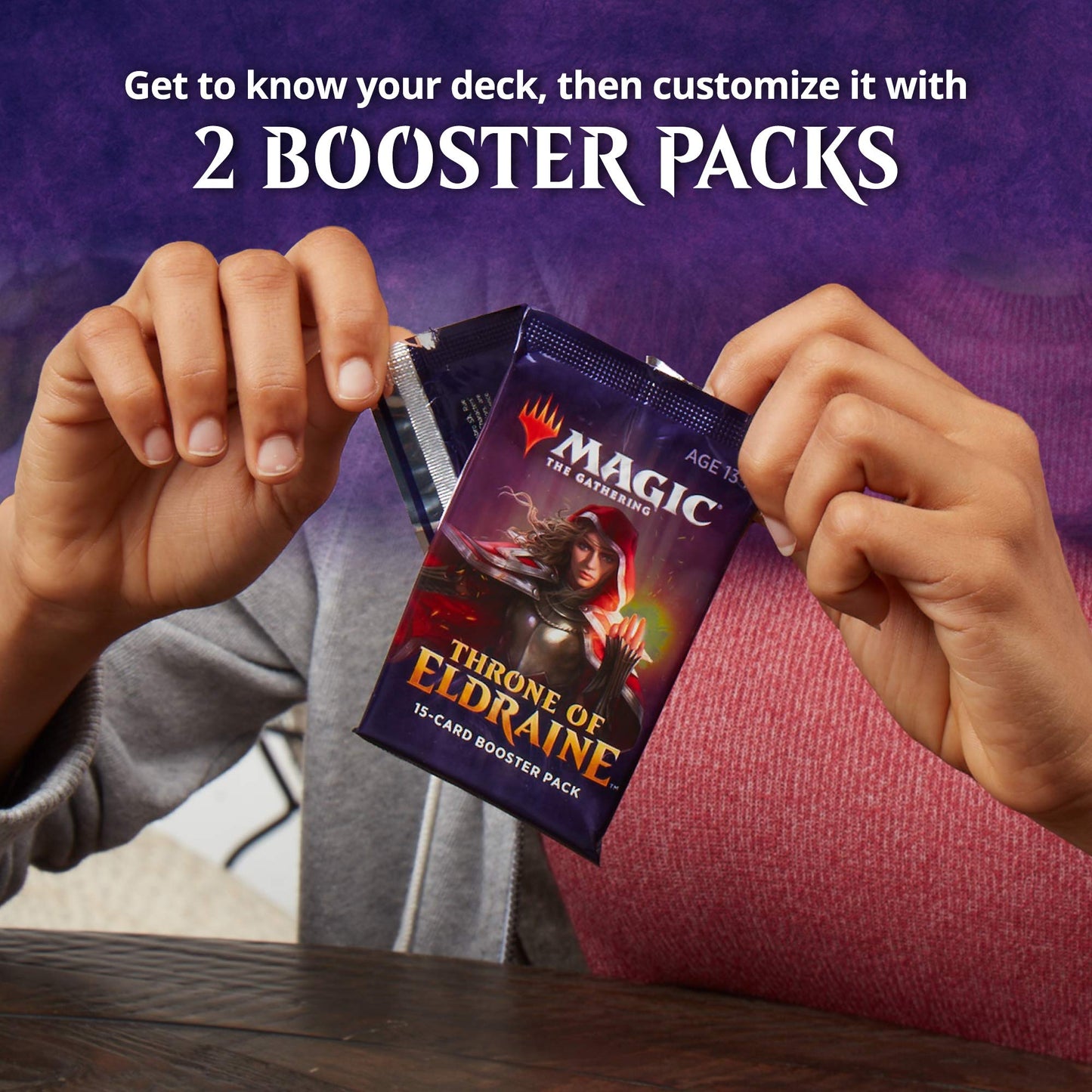 Magic: The Gathering Throne Of Eldraine Rowan, Fearless Sparkmage Planeswalker Deck | Ready-To-Play | 60- Card Starter Deck