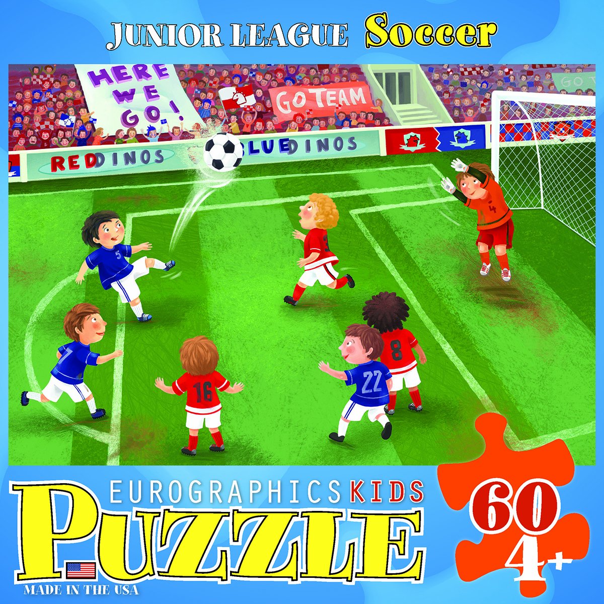 Eurographics Soccer Junior League 60 Piece Puzzle (Small Box)