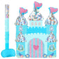 WERNNSAI Princess Castle Pinata - Ice Castle Pinata Blue Princess Party Decorations for Girls Birthday Party Game Magical World 