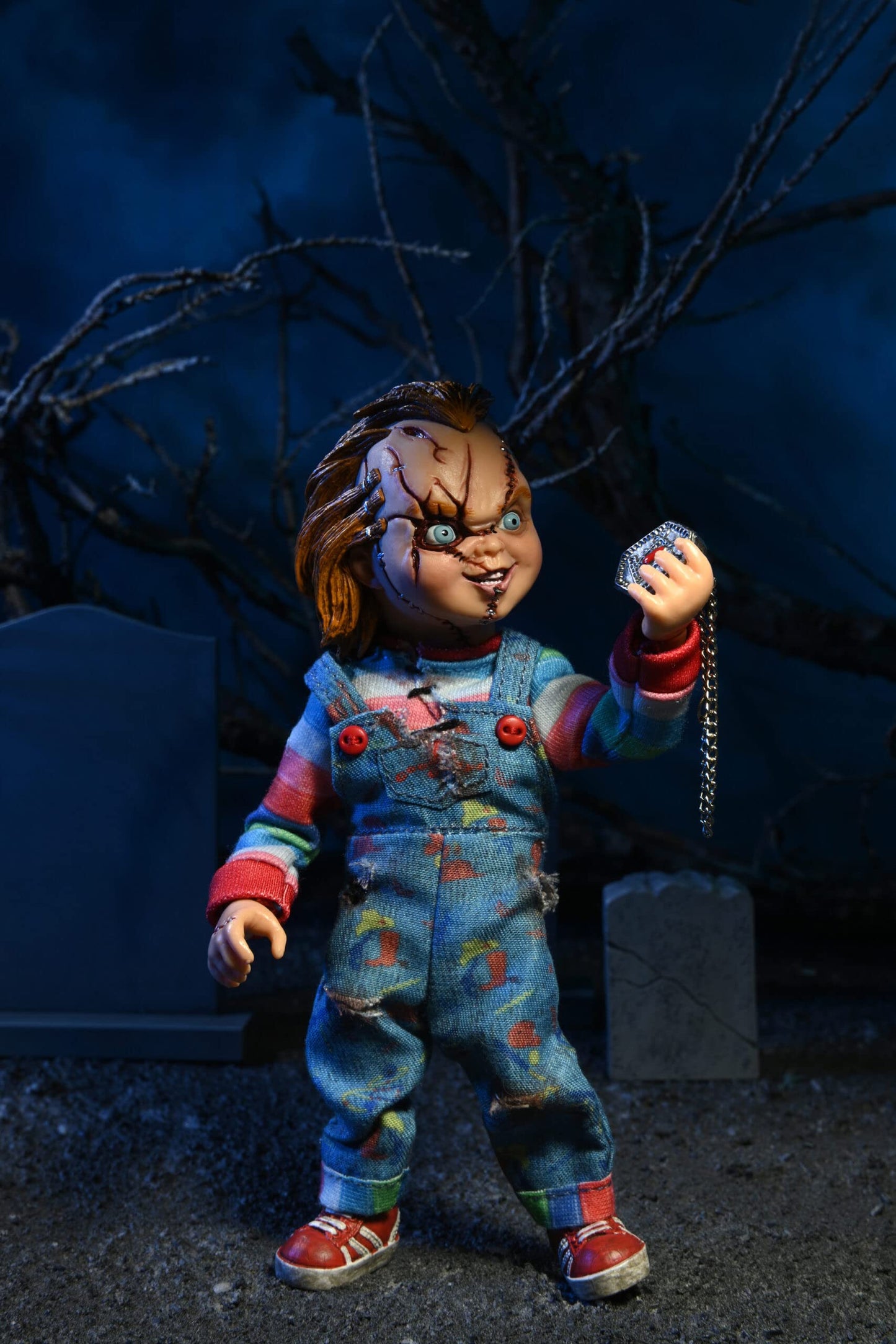 NECA Bride of Chucky 2-Pack - Chucky & Tiffany 8" Clothed Action Figures - Model 42121 - Plastic