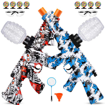 Metira 2 Set Splat Launcher Toy, Double Model Splatter Toy For Outdoor Activities Team Game, Christmas, Halloween, New Year, Bir