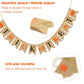 Trick or Treat Halloween Banner, 9.2ft/2.8m Burlap Halloween Bunting Garland with Pumpkin Pattern, Cute and Colorful Halloween D