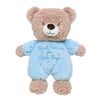 Baby Starters Little Me Plush Bear Rattle With Thank Heaven For Little Boys Embroidery (Blue, 9 Inch)