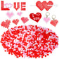 4000 Pieces Valentines Day Fuse Beads Craft Assorted Pink Red White Plastic Fuse Beads DIY Handmade Activity Kit for Valentines